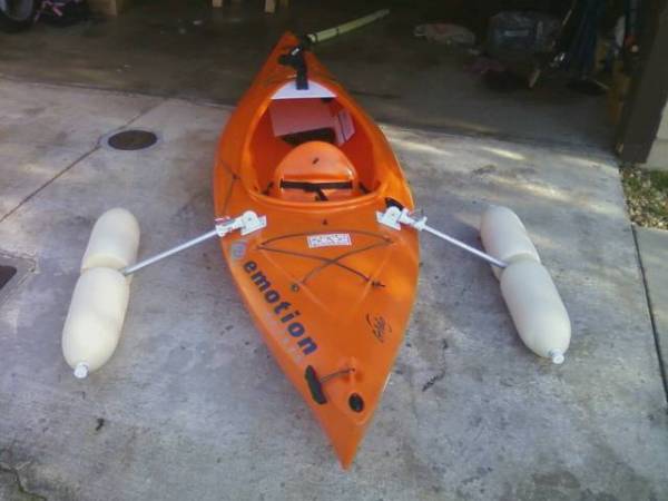 Diy Kayak Outriggers homemade kayak out riggers stabilizers design 